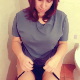 A pudgy girl with red dyed hair takes a piss and a shit while sitting on a toilet and speaking to us. She shows us her asshole when finished. No product is shown. Presented in 720P HD. About 4.5 minutes.